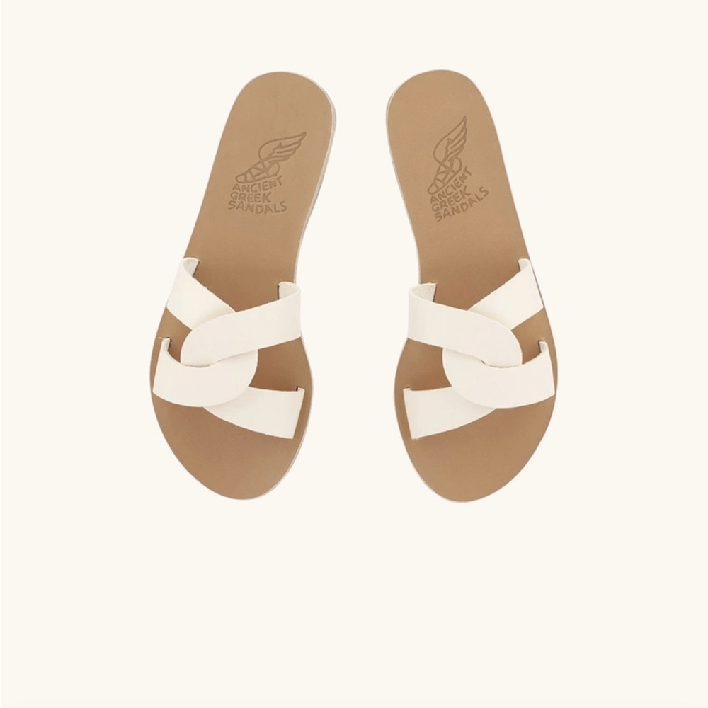 Ancient Greek sandals ( Off-white)